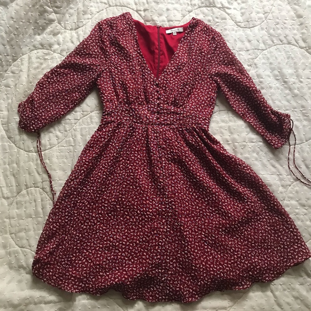 Madewell floral print dress